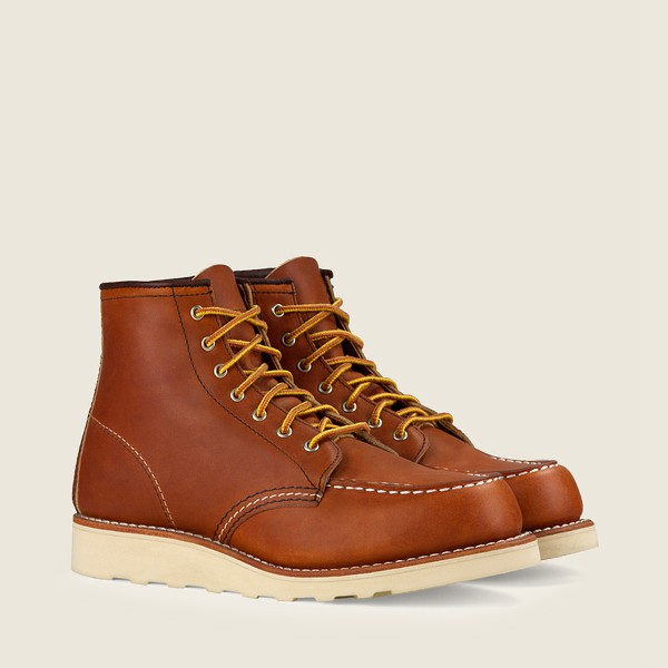 Bottes Red Wing Heritage - 6-Inch Classic Moc - Short Legacy Cuir - Marron - Femme 410APEIHR